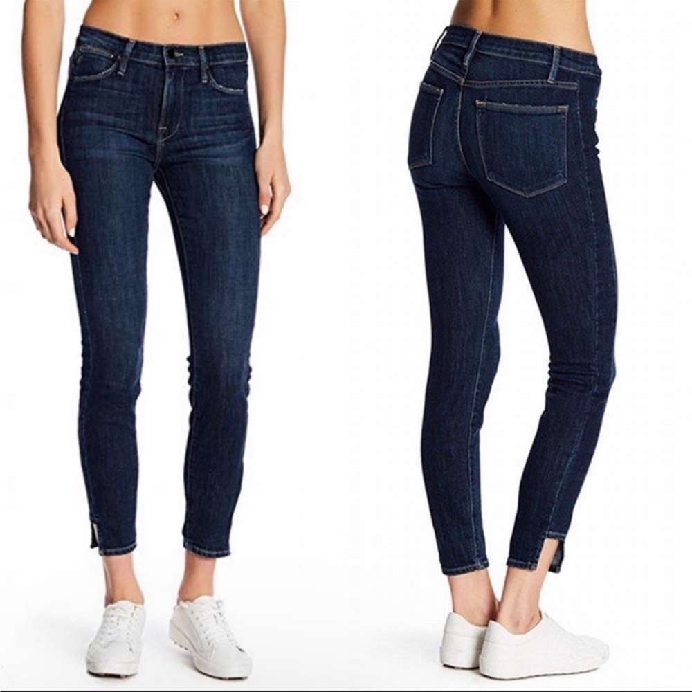 FRAME Denim Le High Skinny Side Step Jeans 27